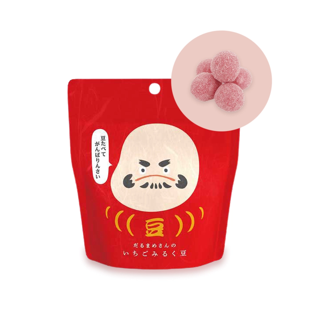 だるまめさんのいちごみるく豆